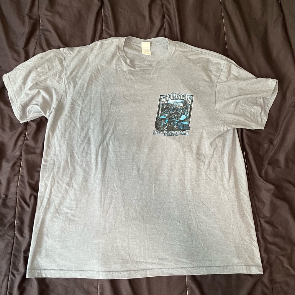 2021 Sturgis Shirt Motorcycle Rally South Dakota 81st Annual XL BLUE